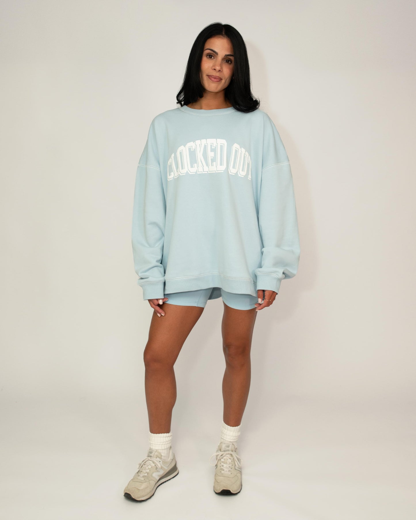 Clocked Out Oversized Crewneck.