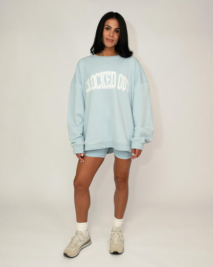 Clocked Out Oversized Crewneck.