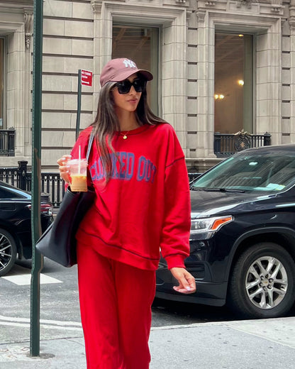 Clocked Out Oversized Crewneck