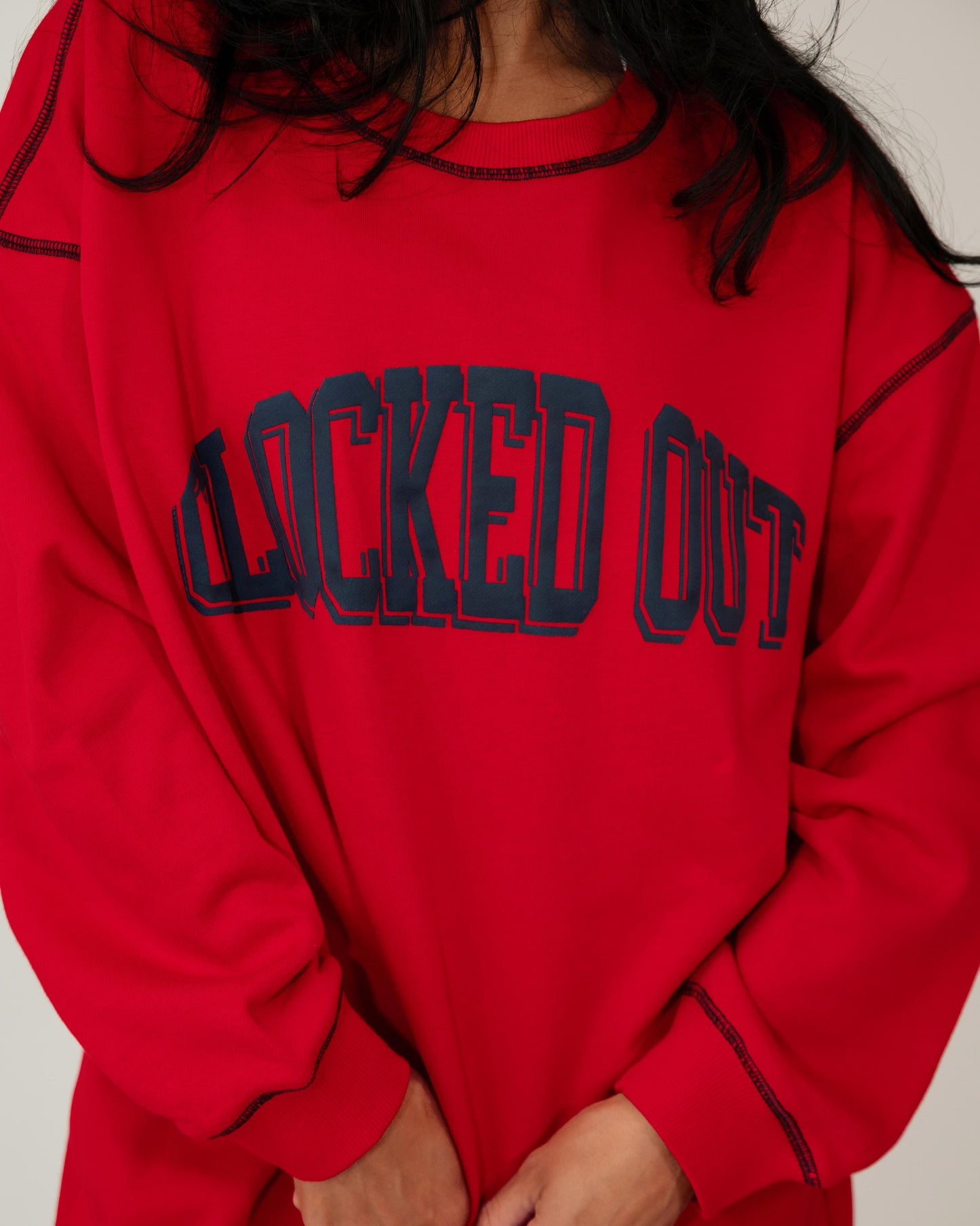 Clocked Out Oversized Crewneck.