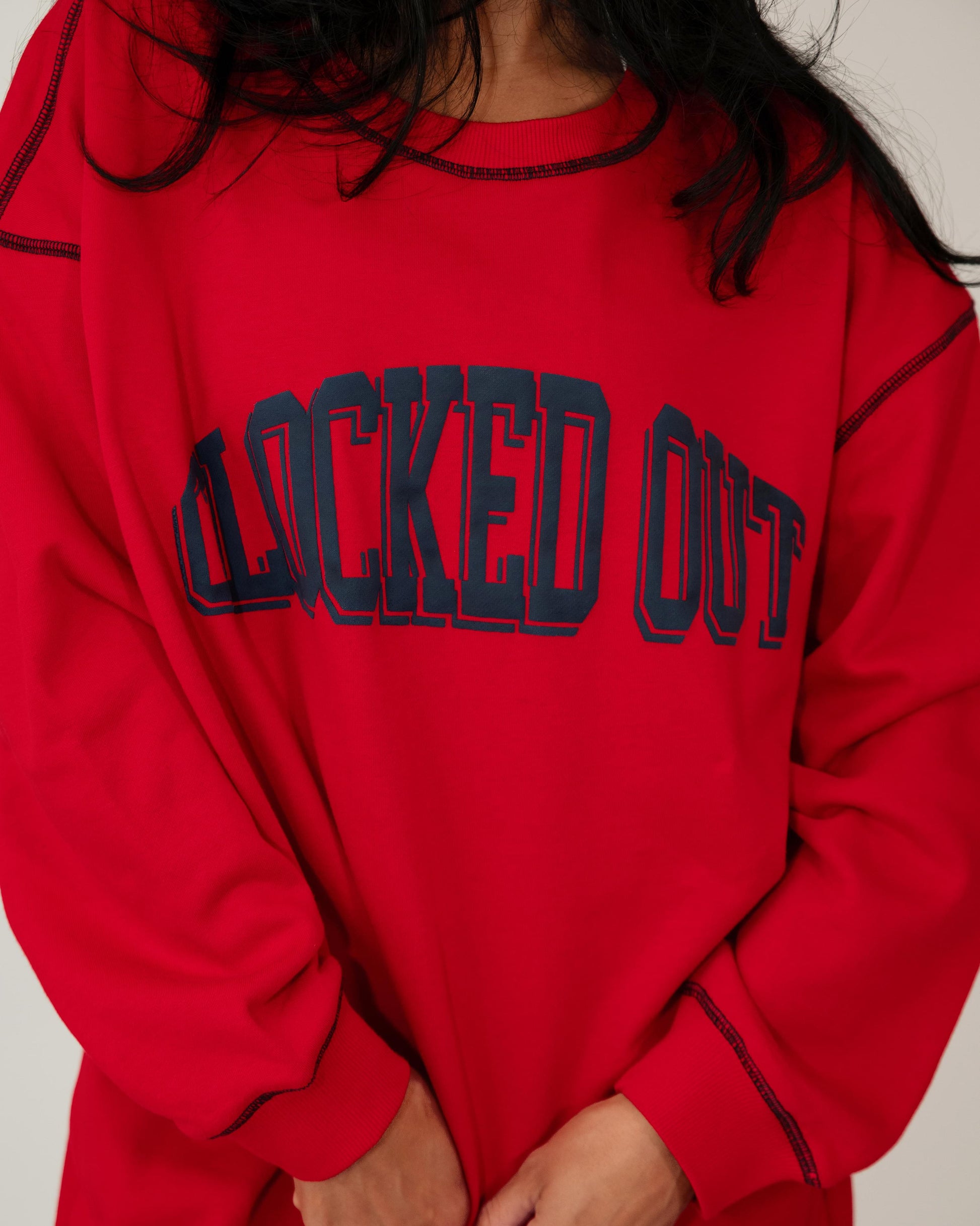 Clocked Out Oversized Crewneck.